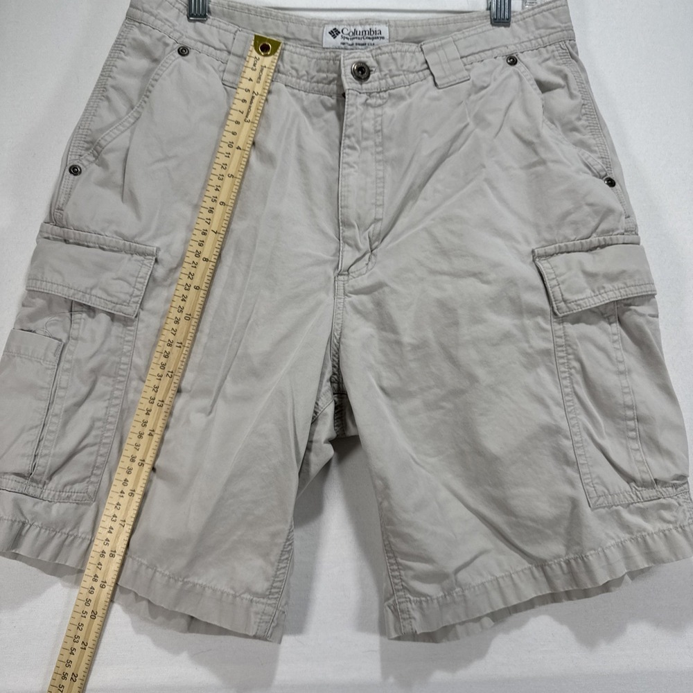 Columbia Cargo Shorts Men's Size 32 Beige 9" Inseam Hiking Outdoor‎ Casual - Picture 9 of 11